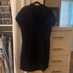 Black frank and Eileen Lauren Polo Dress